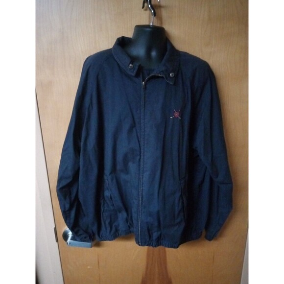 Vintage Polo Ralph Lauren Harrington Bomber Jacket Size 2XL Blue - Picture 2 of 4